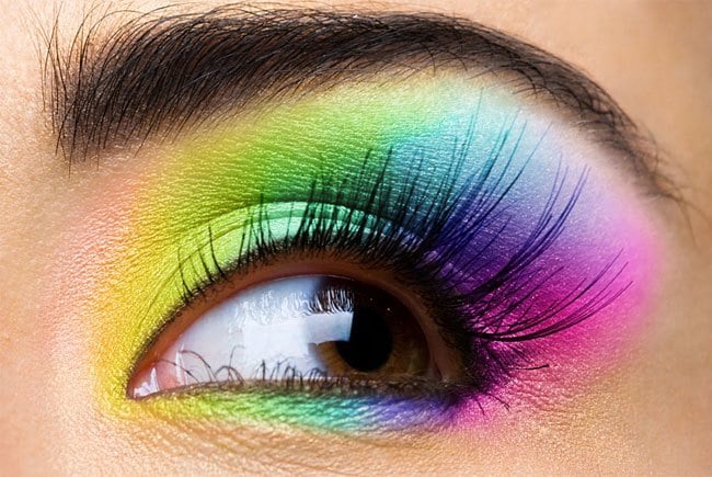 Rainbow Eye Makeup