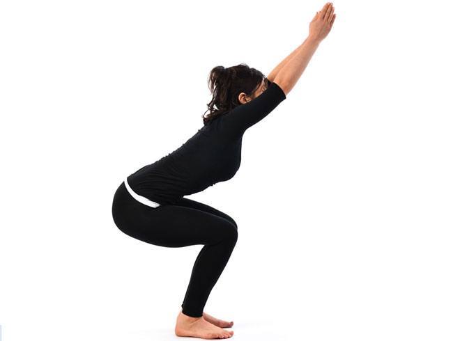 The Utkatasana or the Chair pose