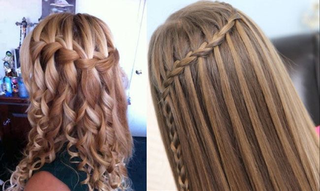 Waterfall braid