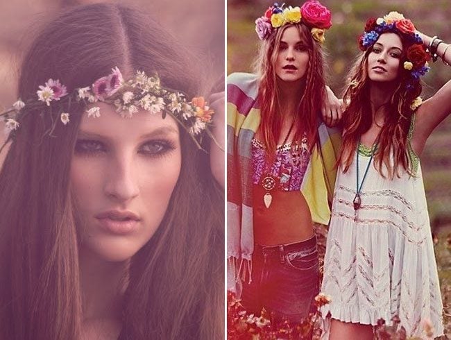 bohemian chic in long tresses