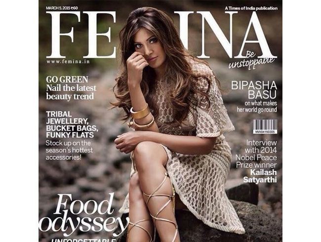 Bipasha Basu on Femina cover