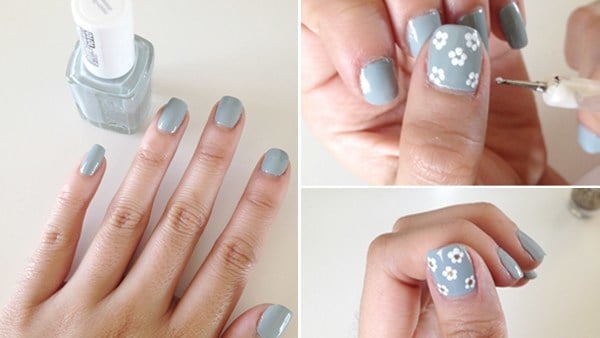 How to Make Flower Nail Art Designs