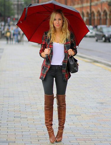 How to wear over the knee boots