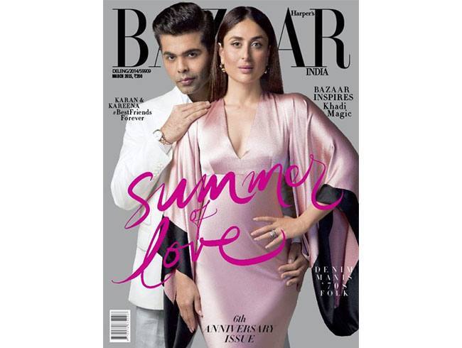 Kareena Kapoor on Harper's Bazaar India cover