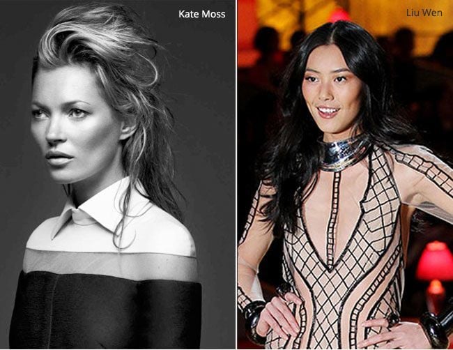 Kate Moss and lui wen