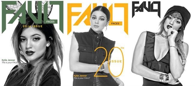 Kylie Jenner on Fault cover