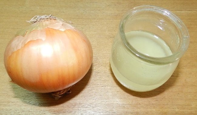 Onion juice