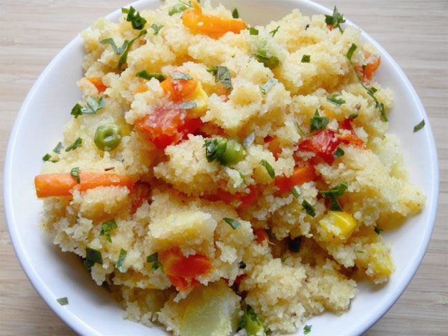 Semolina with Vegetables