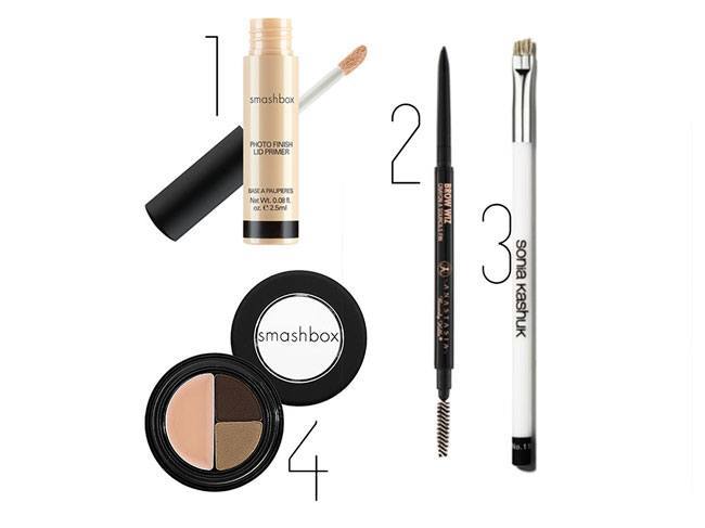 Supplies you will need for eyebrow makeup -