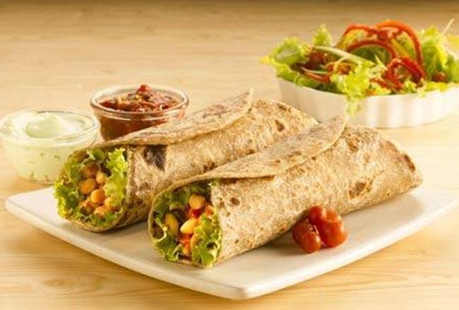 Vegetables Stuffed Parantha Rolls