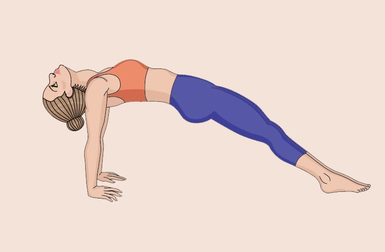 Upward Plank pose