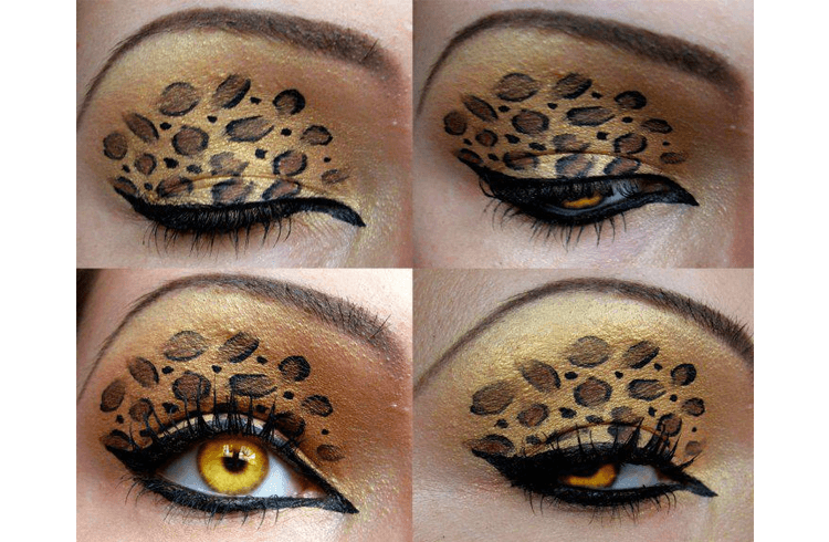 how to do animal print makeup - webwork360.com.