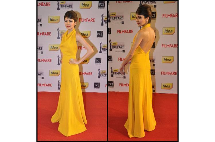 Anushka Sharma Victoria Beckham full length gown