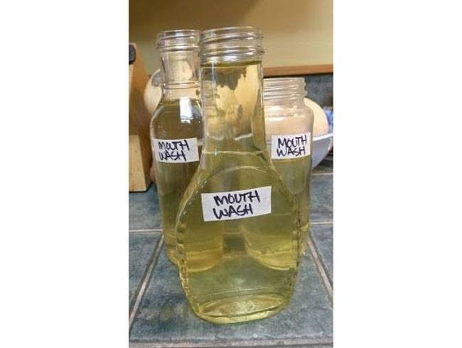 Apple cider vinegar and lime