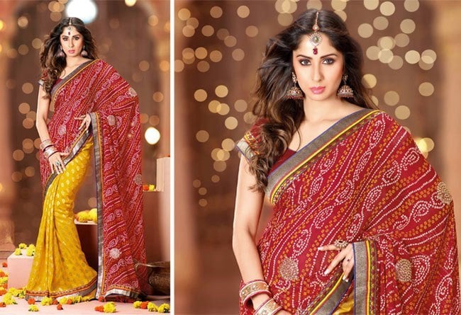 Bandhni Sarees