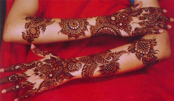 Beautiful bridal mehndi designs