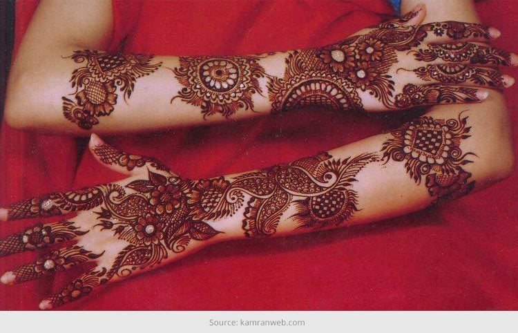 Beautiful bridal mehndi designs