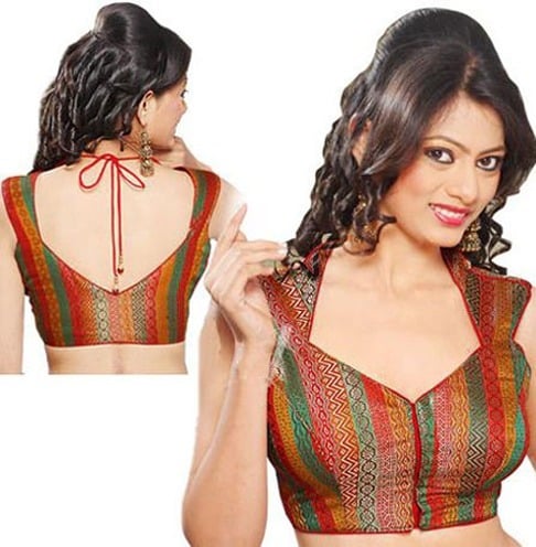 Plain Designer Saree Blouse