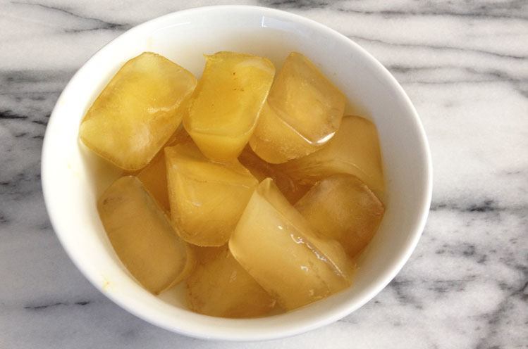 Glowing Skin With Green Tea Ice Cubes