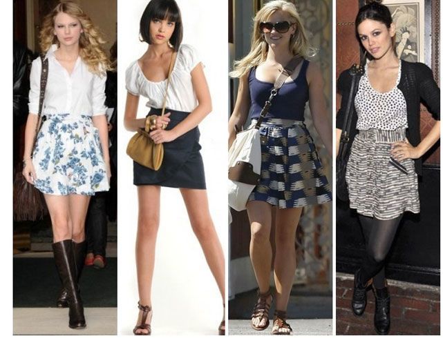 High waisted shorts and skirts or dress pants