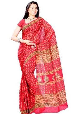 How do you wear a cotton saree