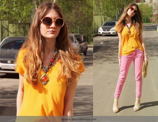 How to Wear Pink Denims Get your Spring Look On