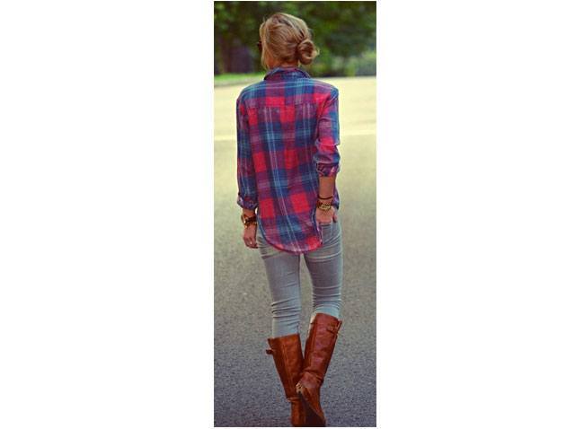 How to wear a flannel shirt