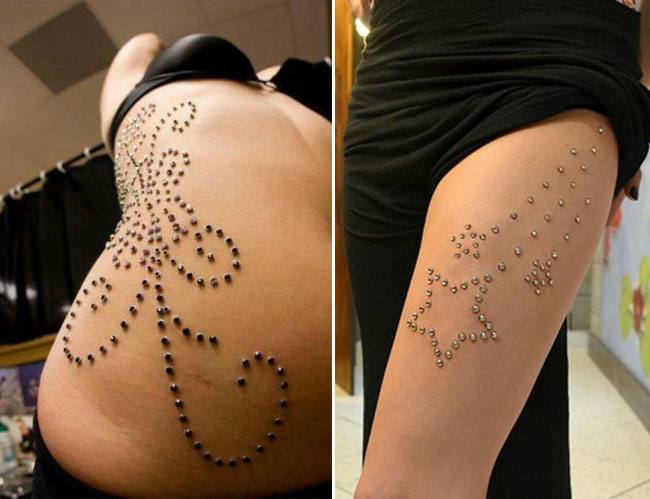 Dazzling Dermals incorporated into Tattoo Designs  Buy Miltex Dermal   magnumtattoosupplies