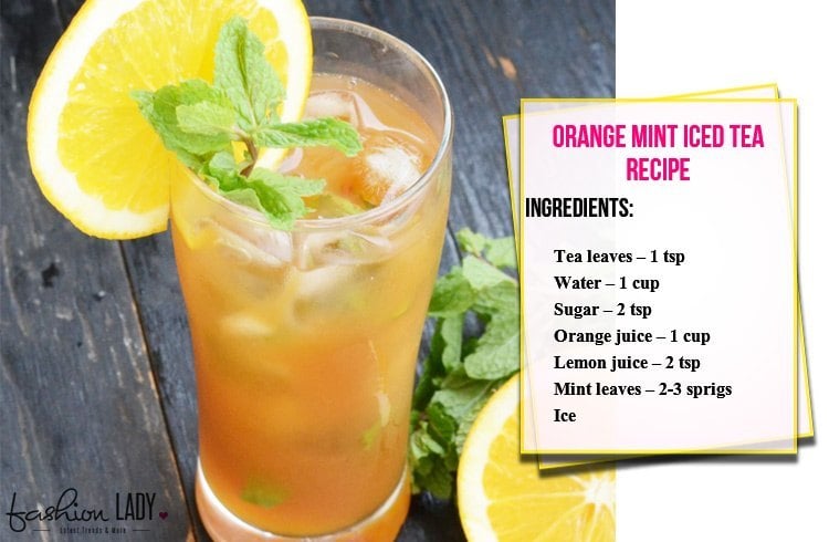 Orange Mint Iced Tea Recipe