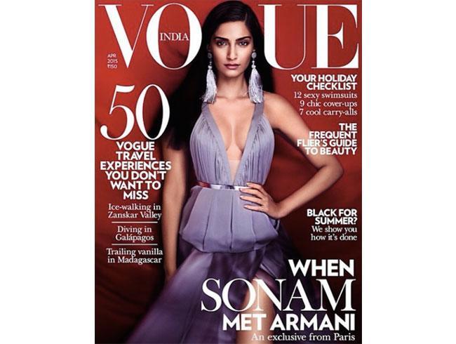 Sonam Kapoor on Vogue