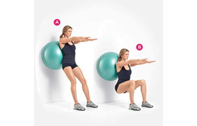 Squat with Ball