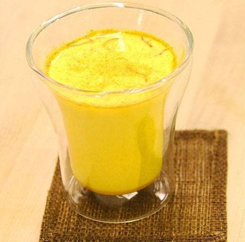 Turmeric milk recipe