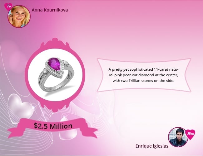 Anna Kournikova Engagement Ring