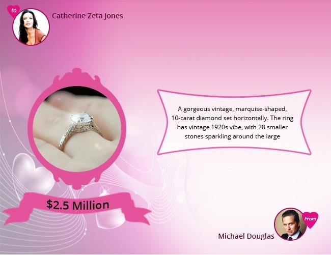 Catherine Zeta Jones Engagement Ring
