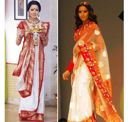 How to Wear Saree in Bengali Style