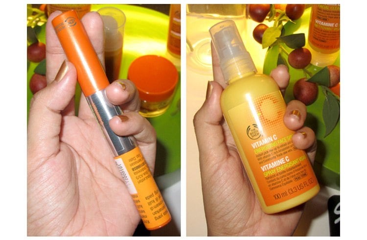 Body Shop Vitamin C Energizing Face Spritz for this summer