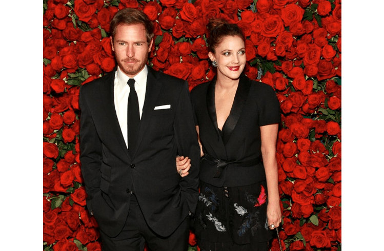 Drew Barrymore and Jeremy Thomas