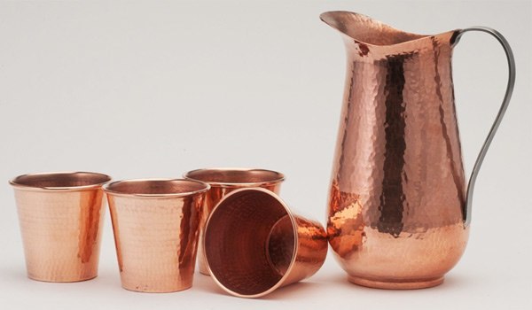 Drink water from a copper vessel