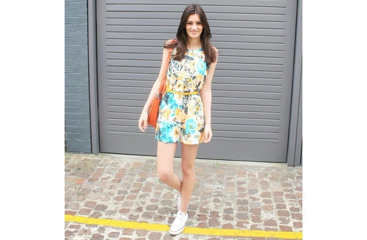 Florals dress in summer for office