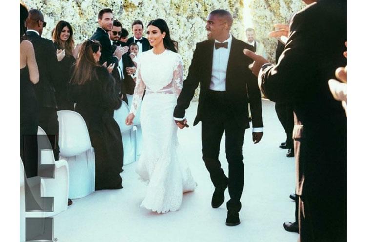 Kim Kardashian and Kanye West's Wedding