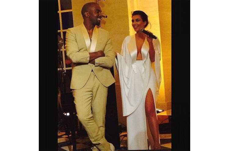 Kim and Kanye Rehearsal Dinner Kimye Paris Wedding