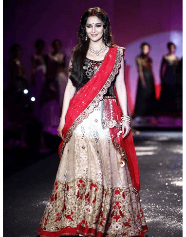 Lehenga Saree Style