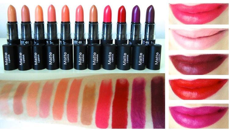 Matt Lippenstift Shades, diesen Sommer zu tragen  