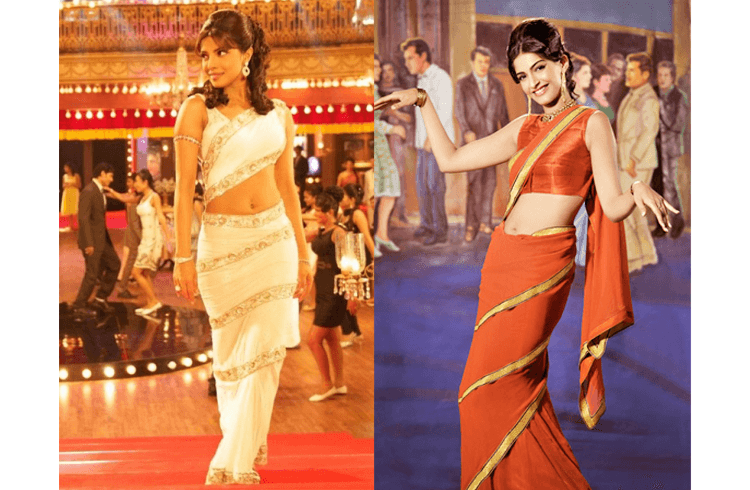 Types of saree draping styles or types of saree looks with names