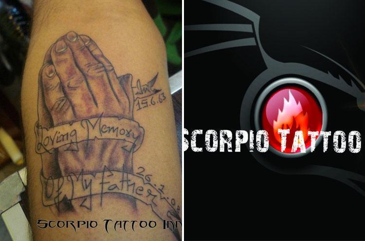 Scorpio Tattoo in Delhi