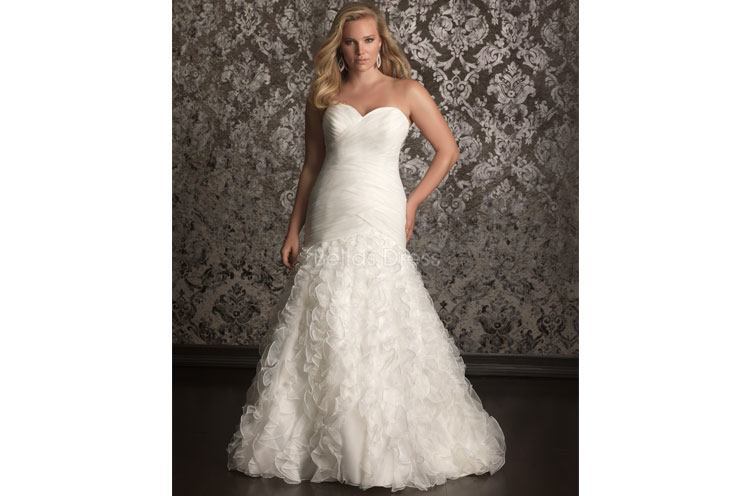 Sheath Plus Size Wedding Dresses