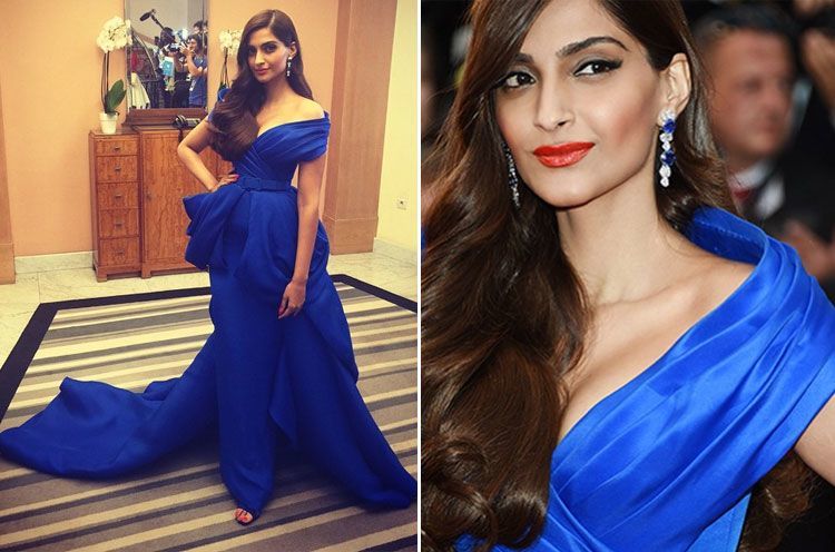 Sonam Kapoor Cannes 2015 at Red Carpet