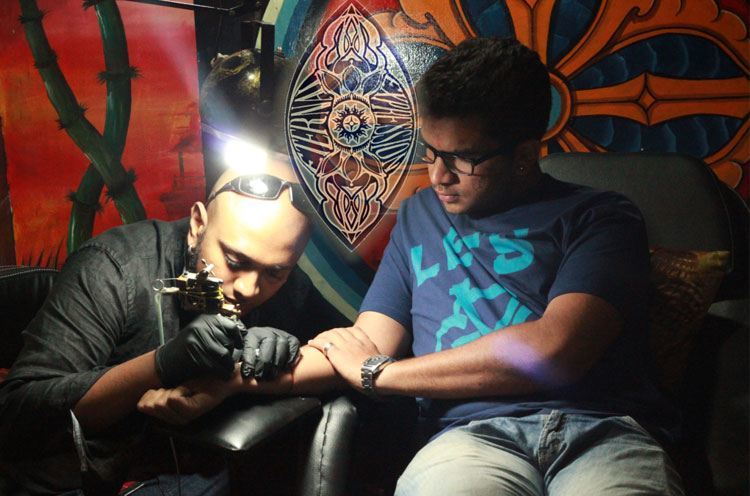 Tattoo Artists Veer Hegde in Bangalore