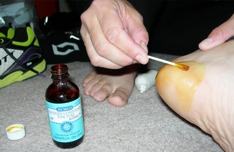 Tincture for preventing blisters