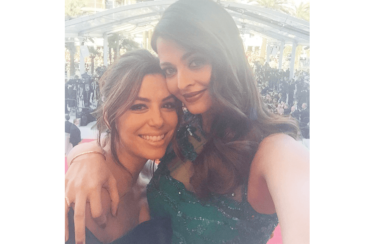 Aish with Eva Longoria